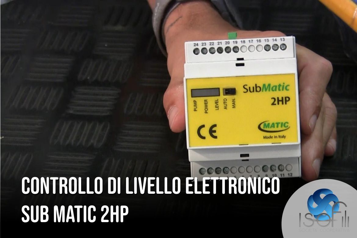 Sub matic 2hp controllo di livello elettronico